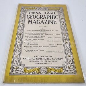 National Geographic Magazine July 1935 No  Insert